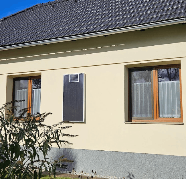 Rekonstrukce – umístění mezi okna